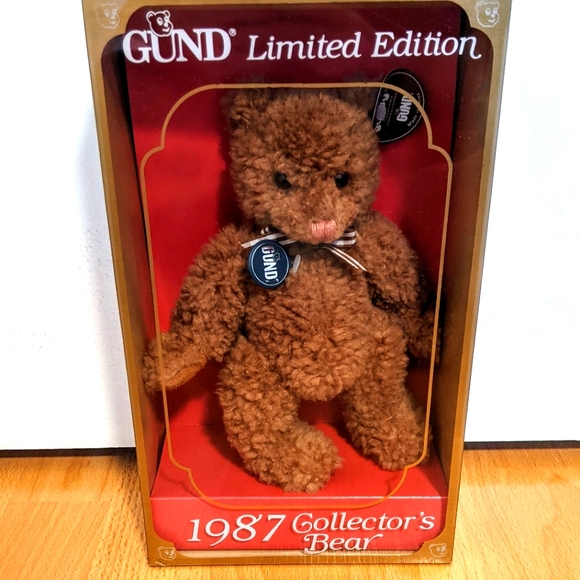 Gund Other - New Gund Limited Edition Collector Bear 1987